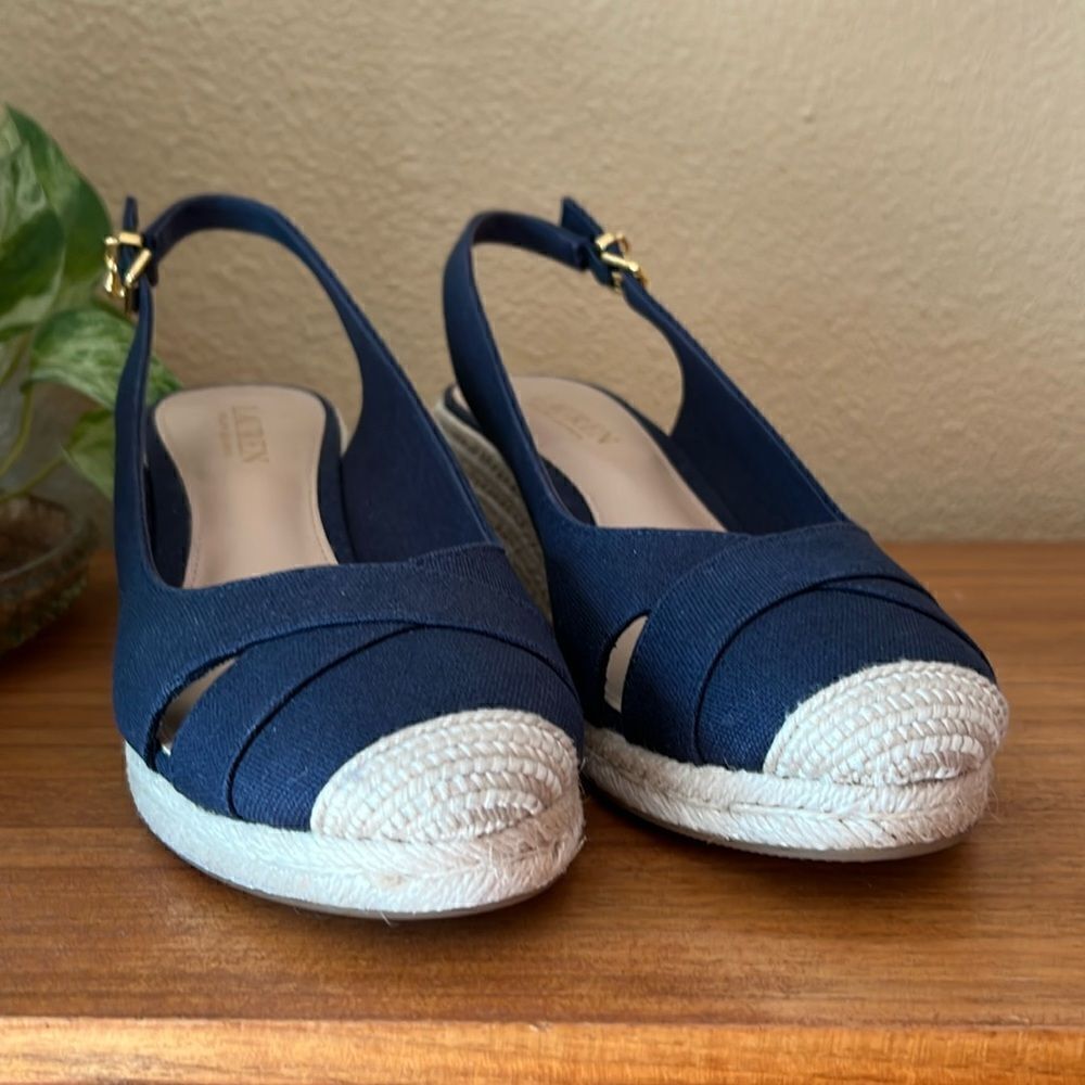 Lauren Ralph Lauren Hadly Wedge Sandal 9.5